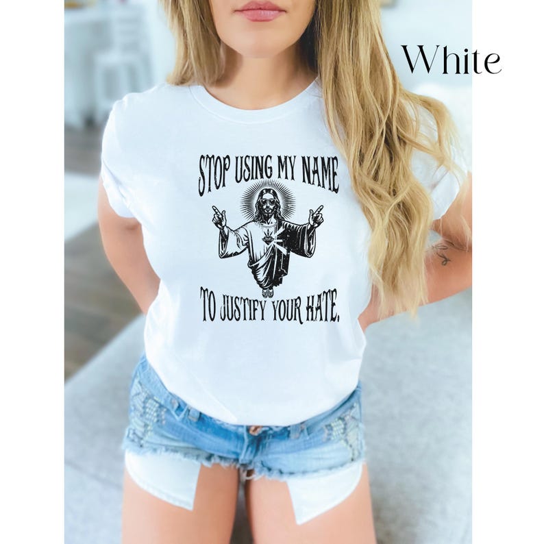 Funny Jesus Shirt, Christian Shirt, Liberal Shirt, Jesus Was A Liberal, Anti Trump Shirt, Atheist Shirt, Anti Christian Shirt,Anti-Christian image 6