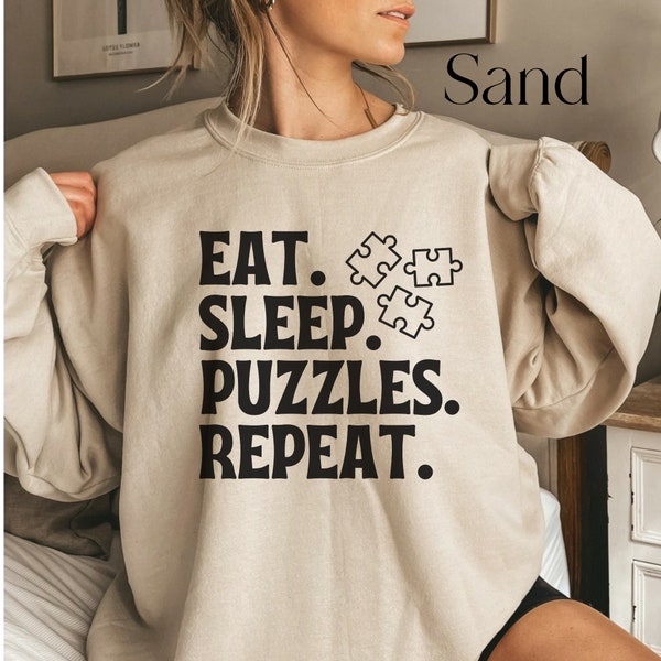 Puzzle Sweatshirt, Puzzle Gifts, Holiday Gift for Puzzle Lover, Puzzle Lover Gifts, Jigsaw Puzzle Sweater, Puzzle Shirt, Puzzle Sweat Shirt