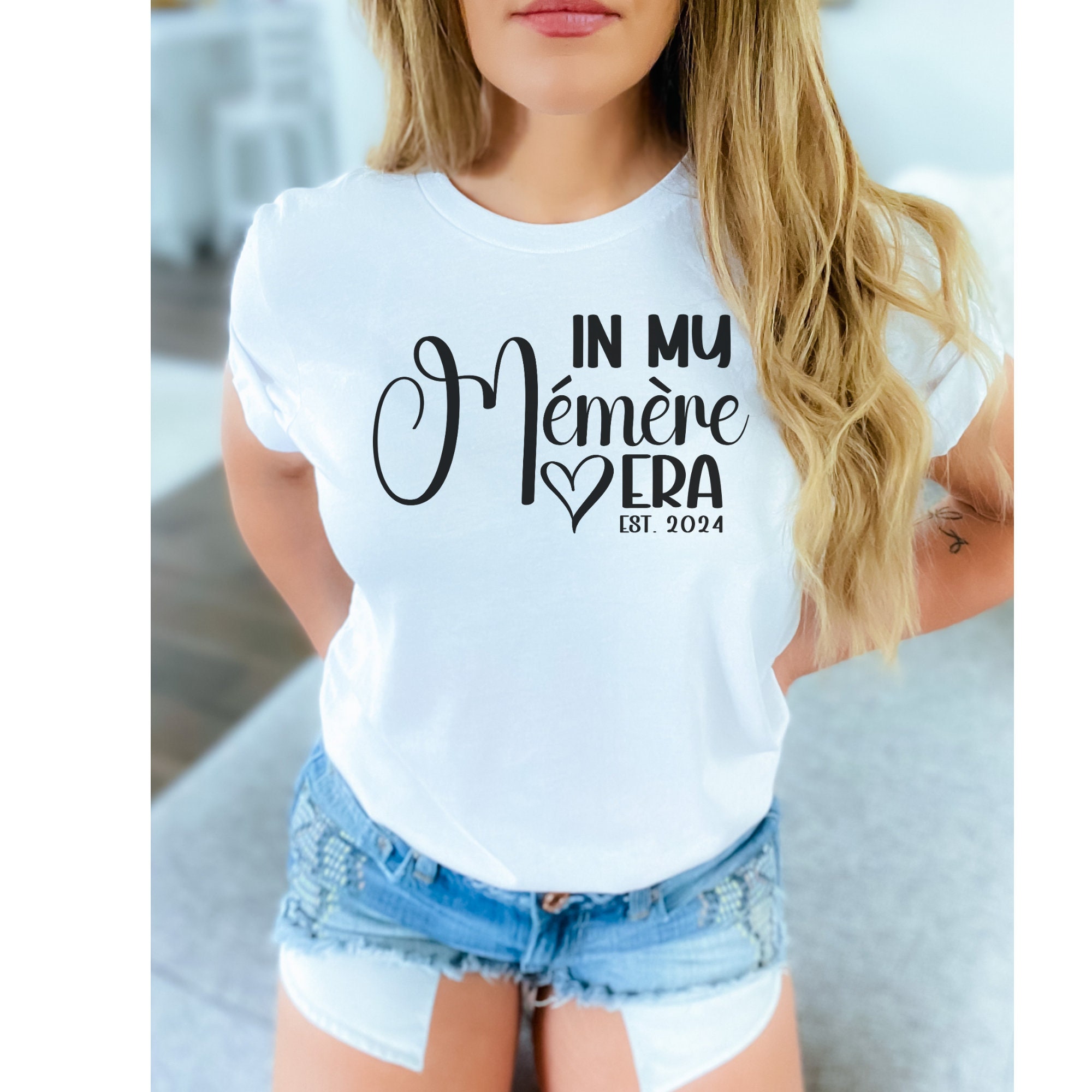 Custom in My Memere Era Shirt, Memere Gifts, Mothers Day Gift for ...