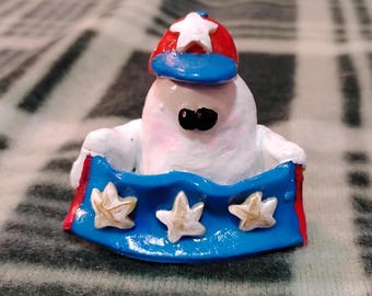Patriotic ghost, July 4th ghost, memorial Day ghost