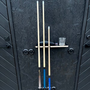 Pool Cue Holder• Billiard Accessories Wall Cue Rack Billiard Cue Rack Wall Rack Cue Hanging Pool Cue Claw  Snooker Billiards Gifts For Him