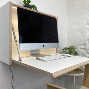 21.5 Monitor Desk Home Office Desk Modular Desk Work Space Desk Folding ...