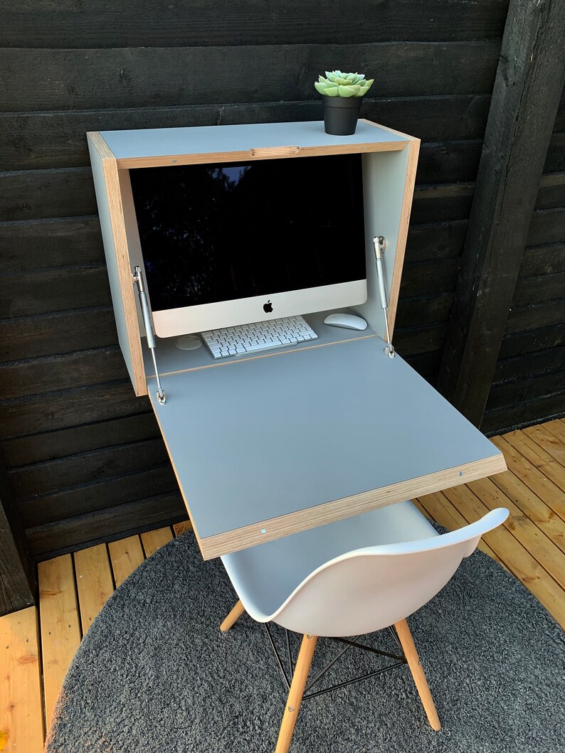 Office Desk iMac 21.5 Schreibtisch Klapptisch Platz sparen Etsy