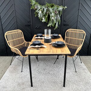 Reclaimed Wood Dining Table Modern Table Restaurant Furniture Coffee