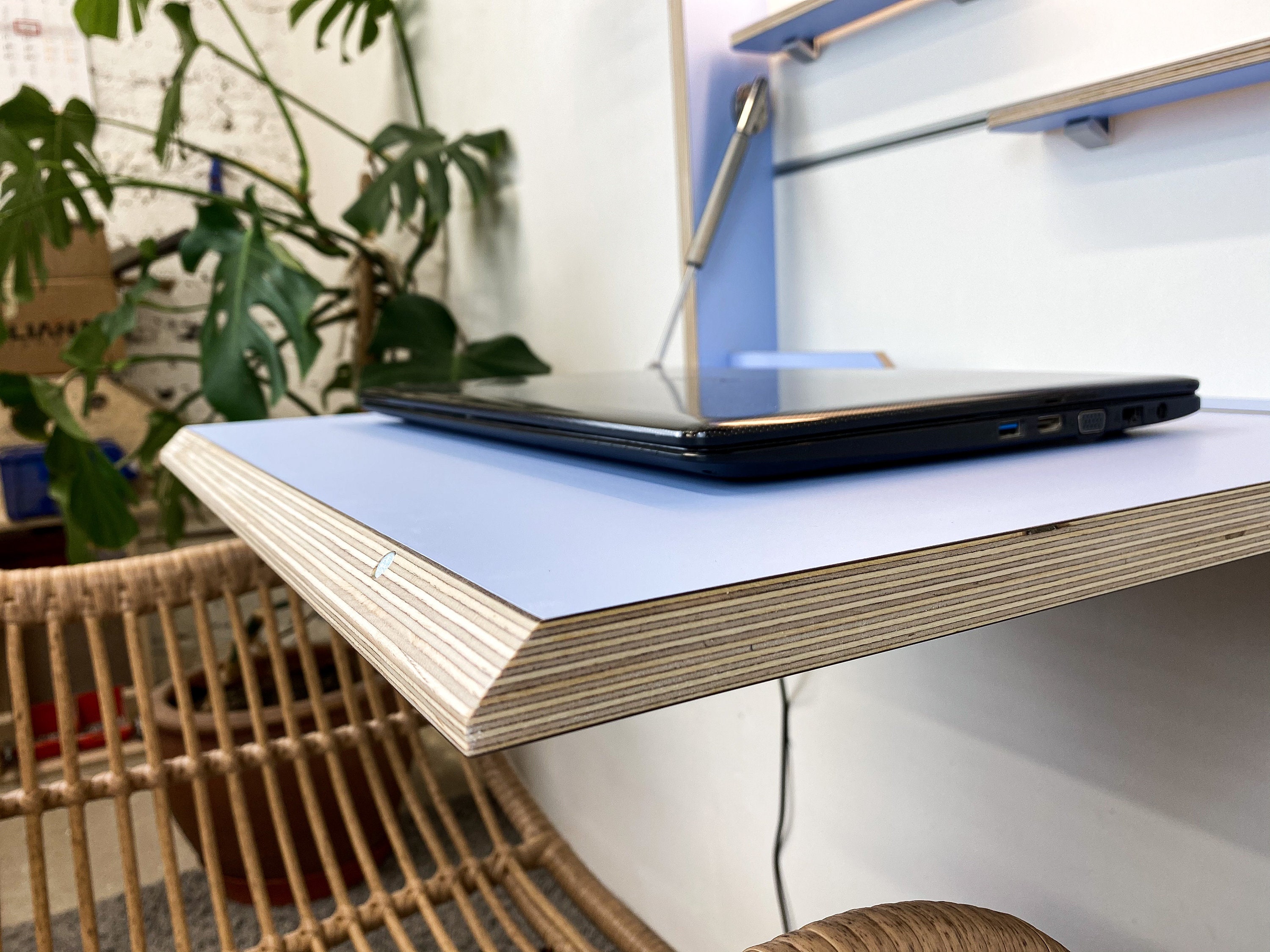 Small Folding Desk Drop Down Desk Space Saving Desk Office | Etsy