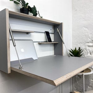 Original Desk Wall Mounted Desk Desk Organizer Home Office Desk Drop ...