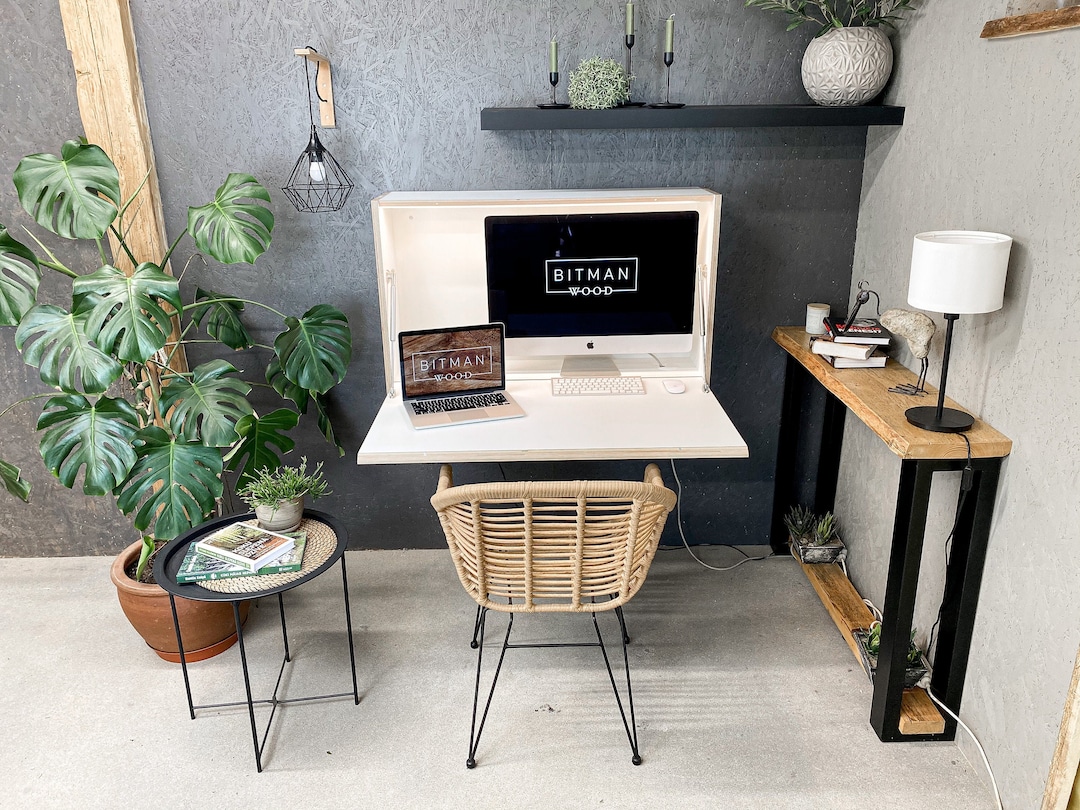 These 12 Space-Saving Wall-Mounted Desks Are Just What Your Work Setup Is  Missing