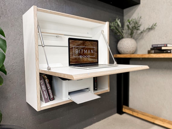 Office Desk Home Office Space Furniture Space Saving - Etsy Canada