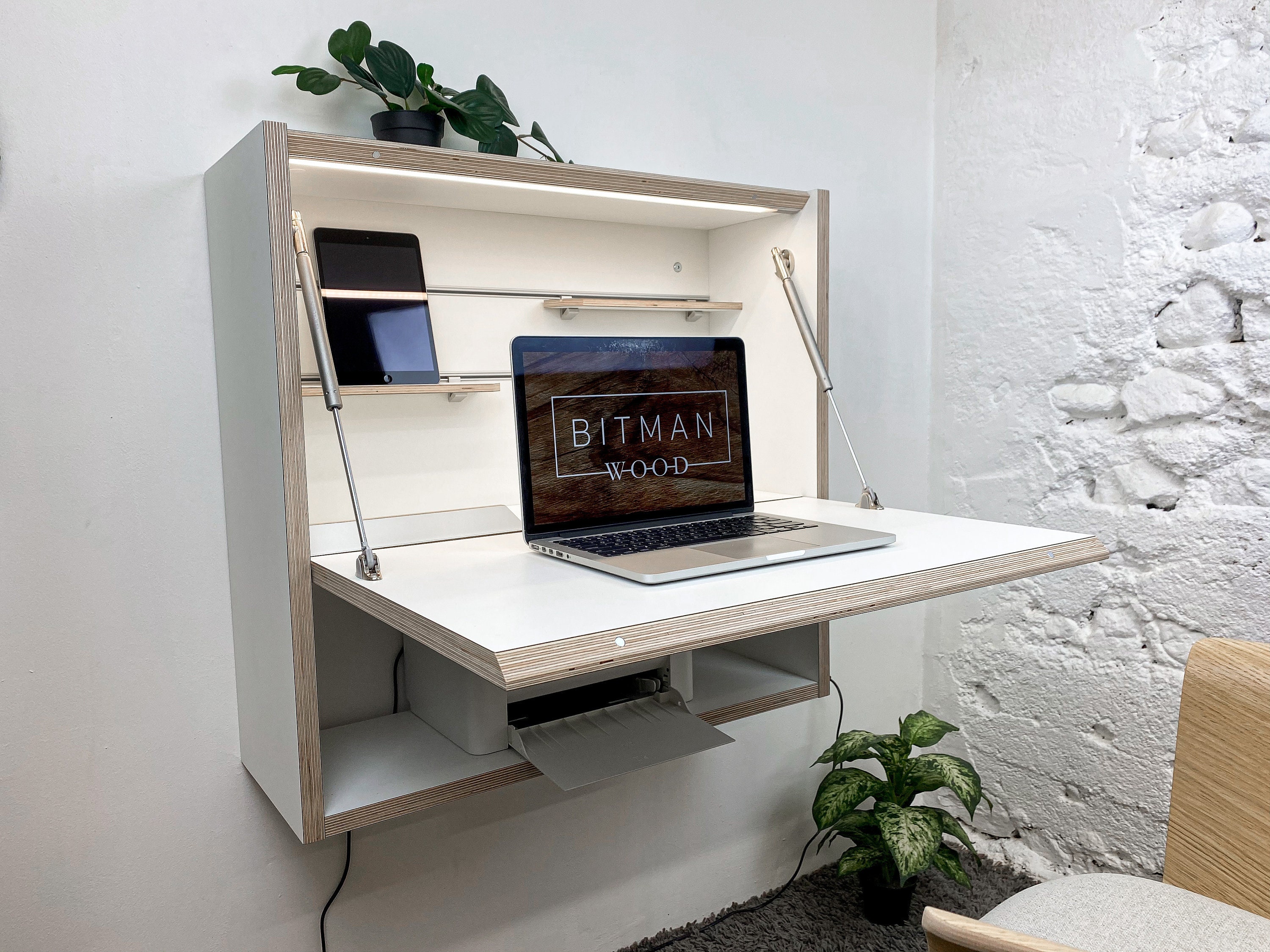 These 12 Space-Saving Wall-Mounted Desks Are Just What Your Work Setup Is  Missing