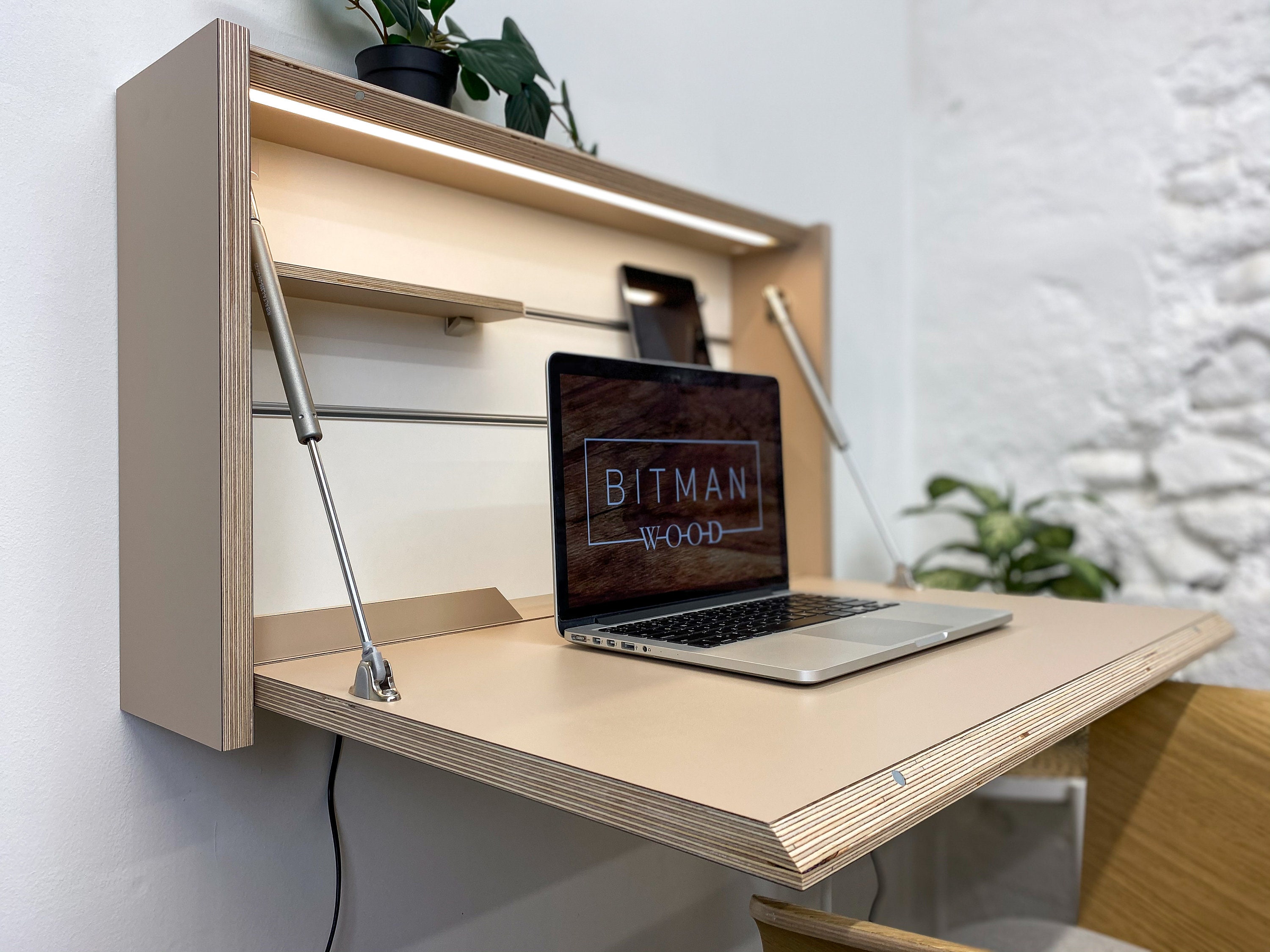 Wall hung 2024 folding desk