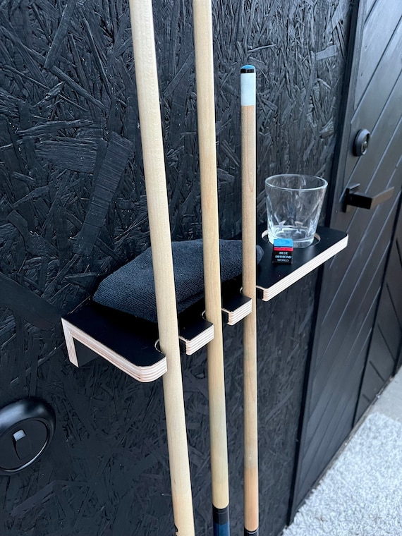 BitmanRack Cue Holder• Billiards Gifts  Wall Cue Rack Billiard Cue Rack Cue Hanging Pool Cue Wall Mount Snooker Accessories Gift For Him