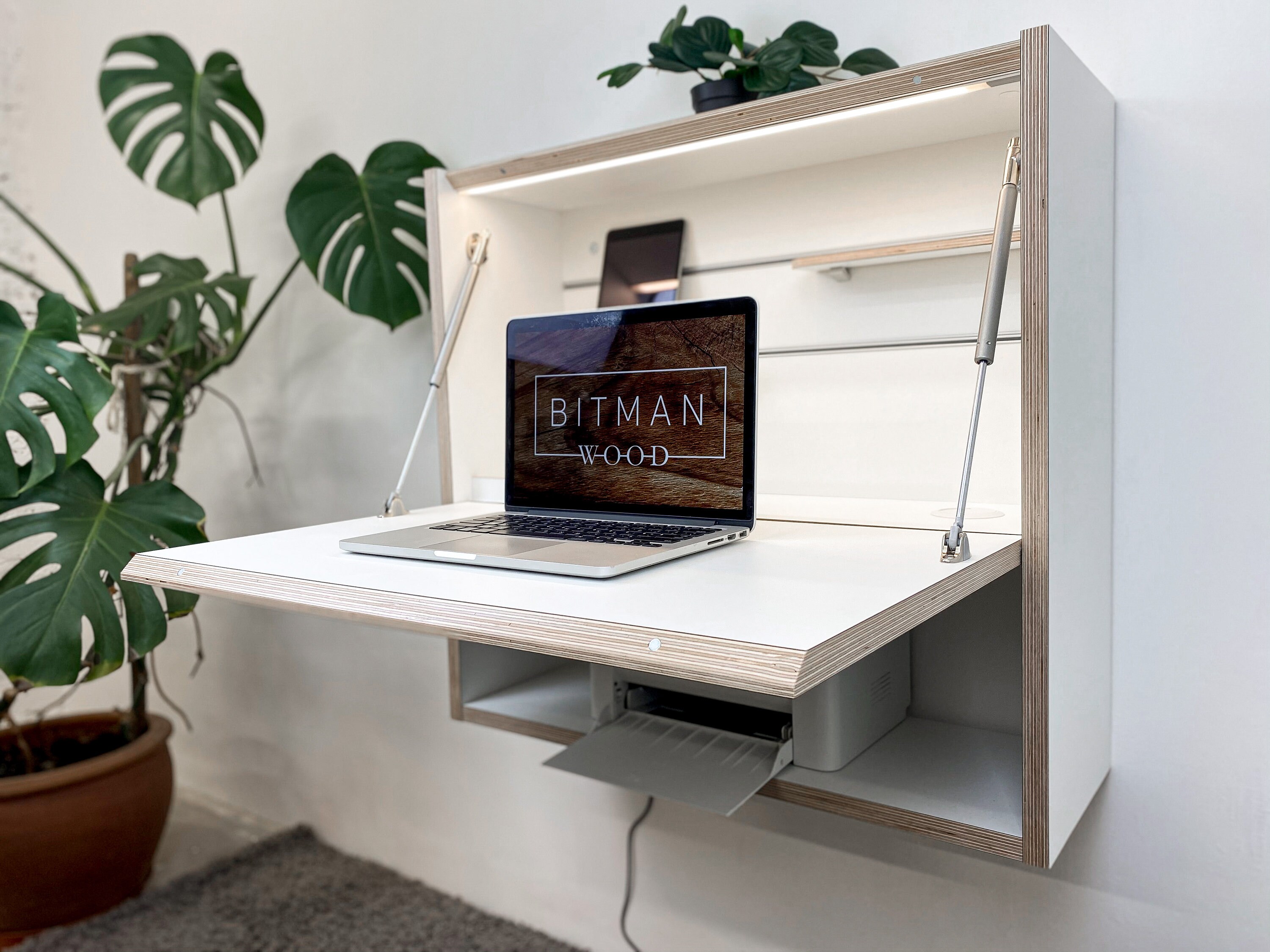 Office Desk Home Office Modern Furniture Space Saving Desk | Etsy