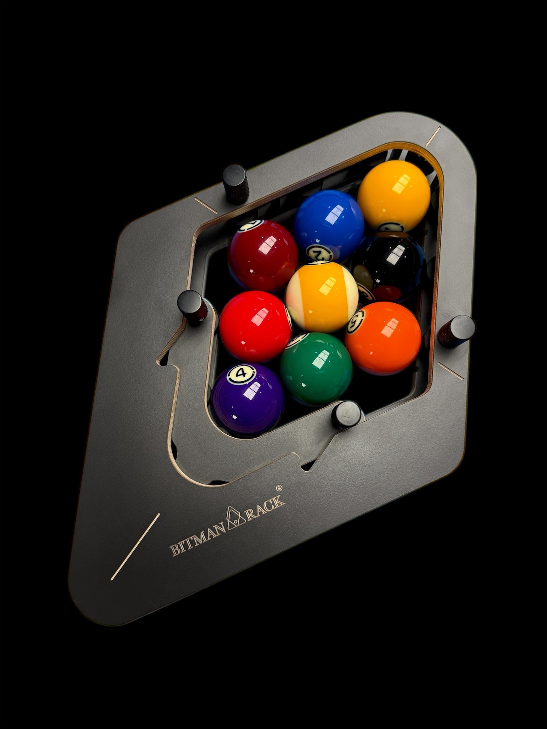 BitmanRack 9-BALL PRO • ビリヤードラック 精密バーチ合板 プール