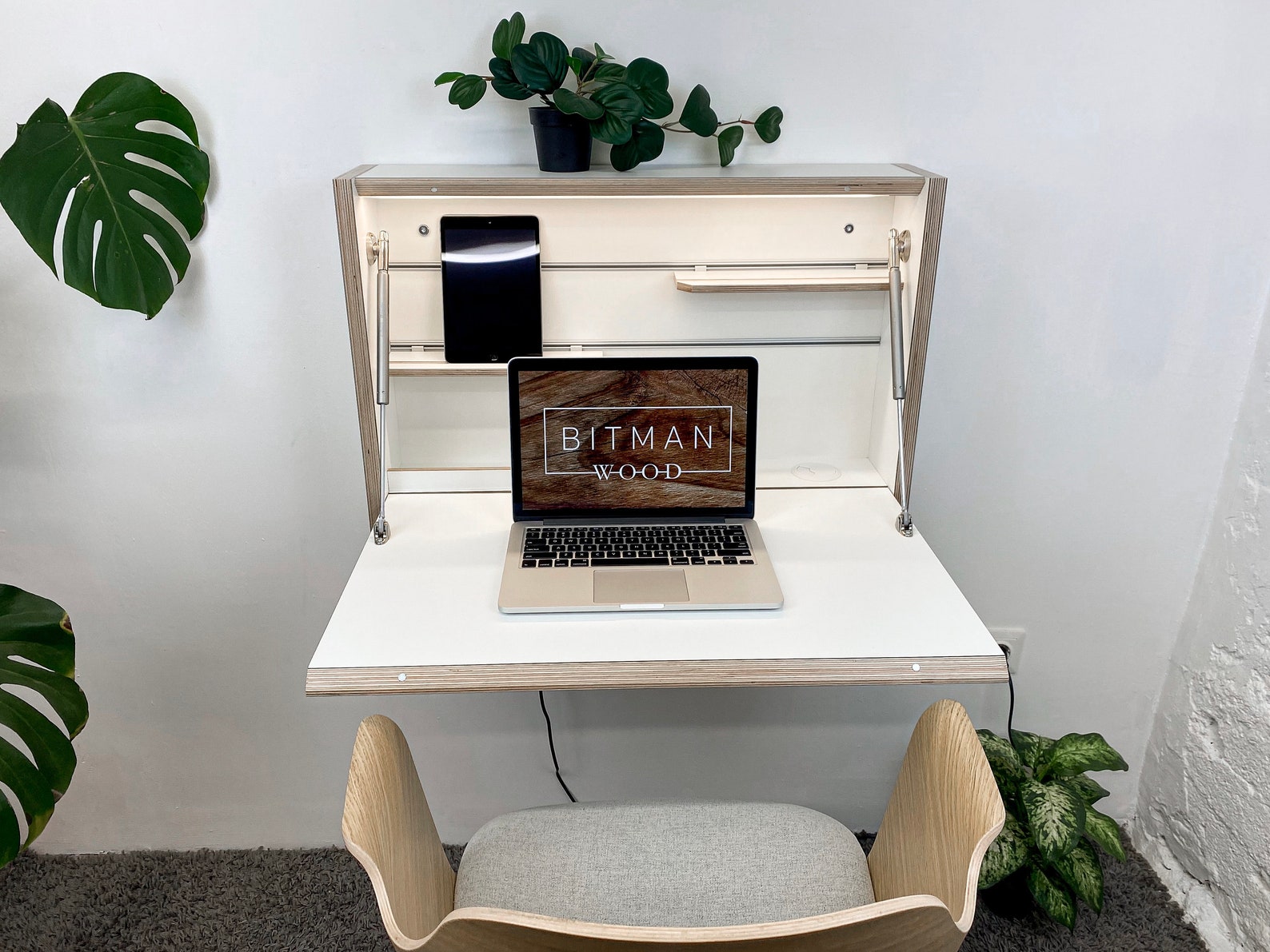 Original Desk Wall Mounted Folding Desk Space Saving Desk Office Desk