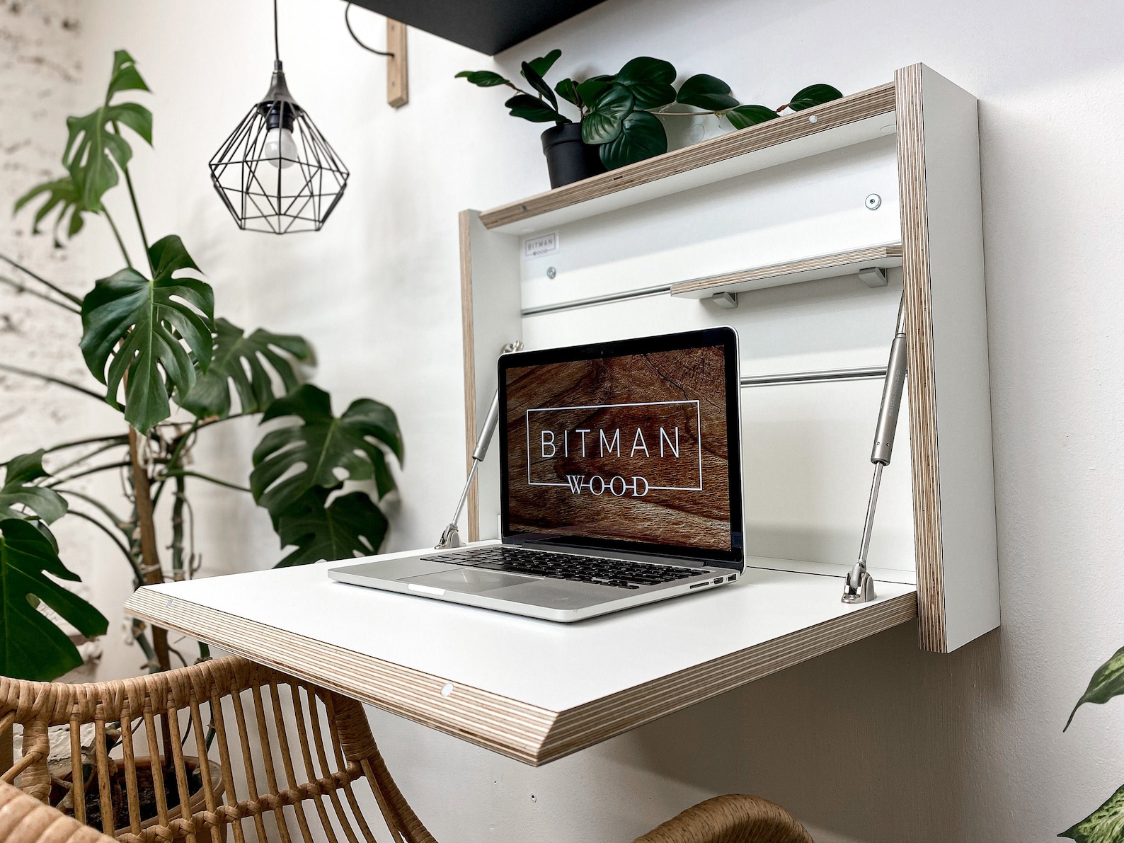 Small Folding Desk Drop Down Desk Space Saving Desk Office - Etsy