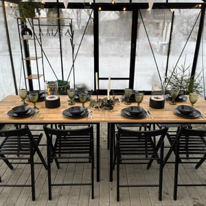 Reclaimed Wood Dining Table Modern Table Restaurant Furniture Coffee