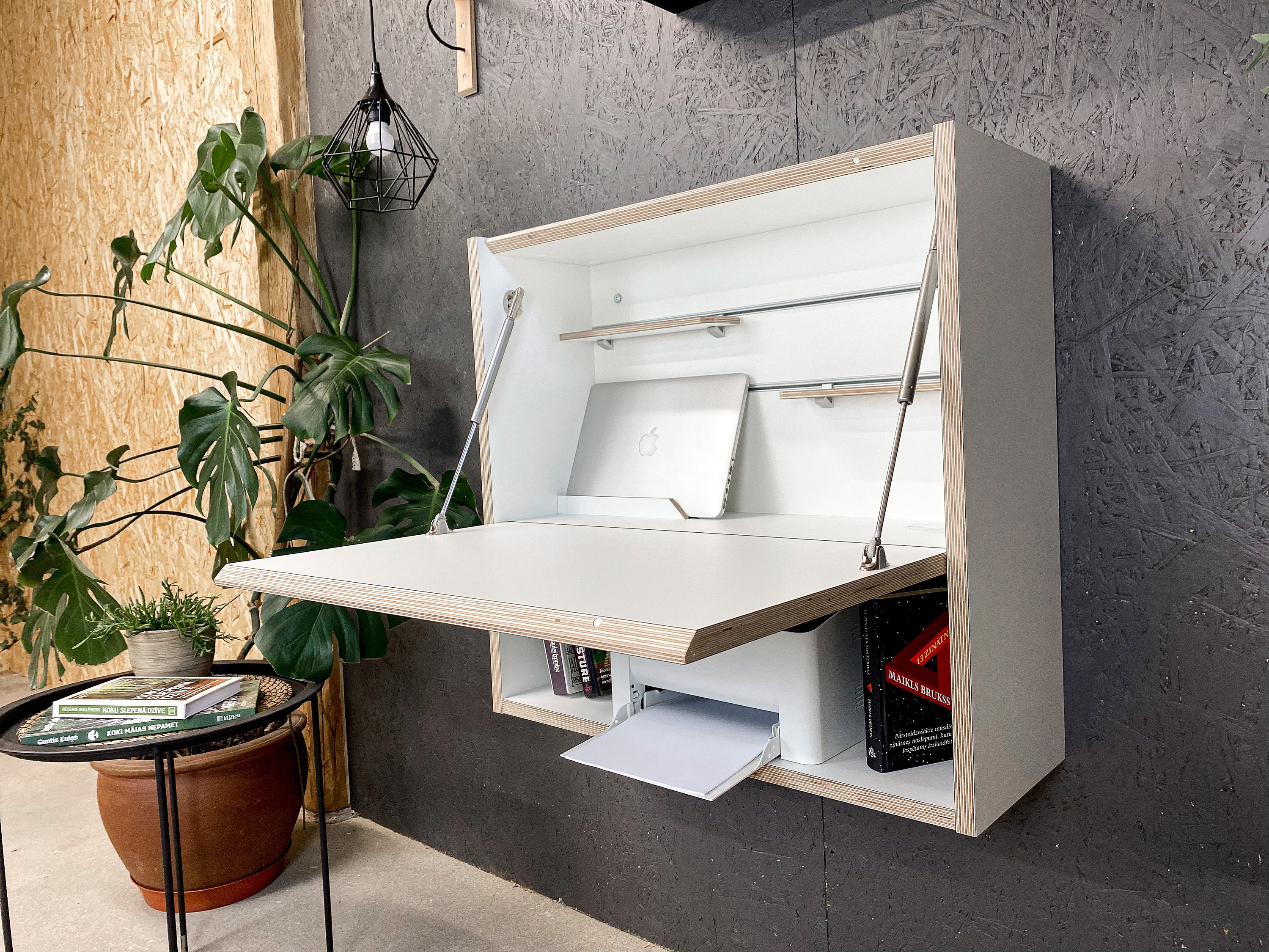 Office Desk Home Office Space Furniture Space Saving Furniture | Etsy