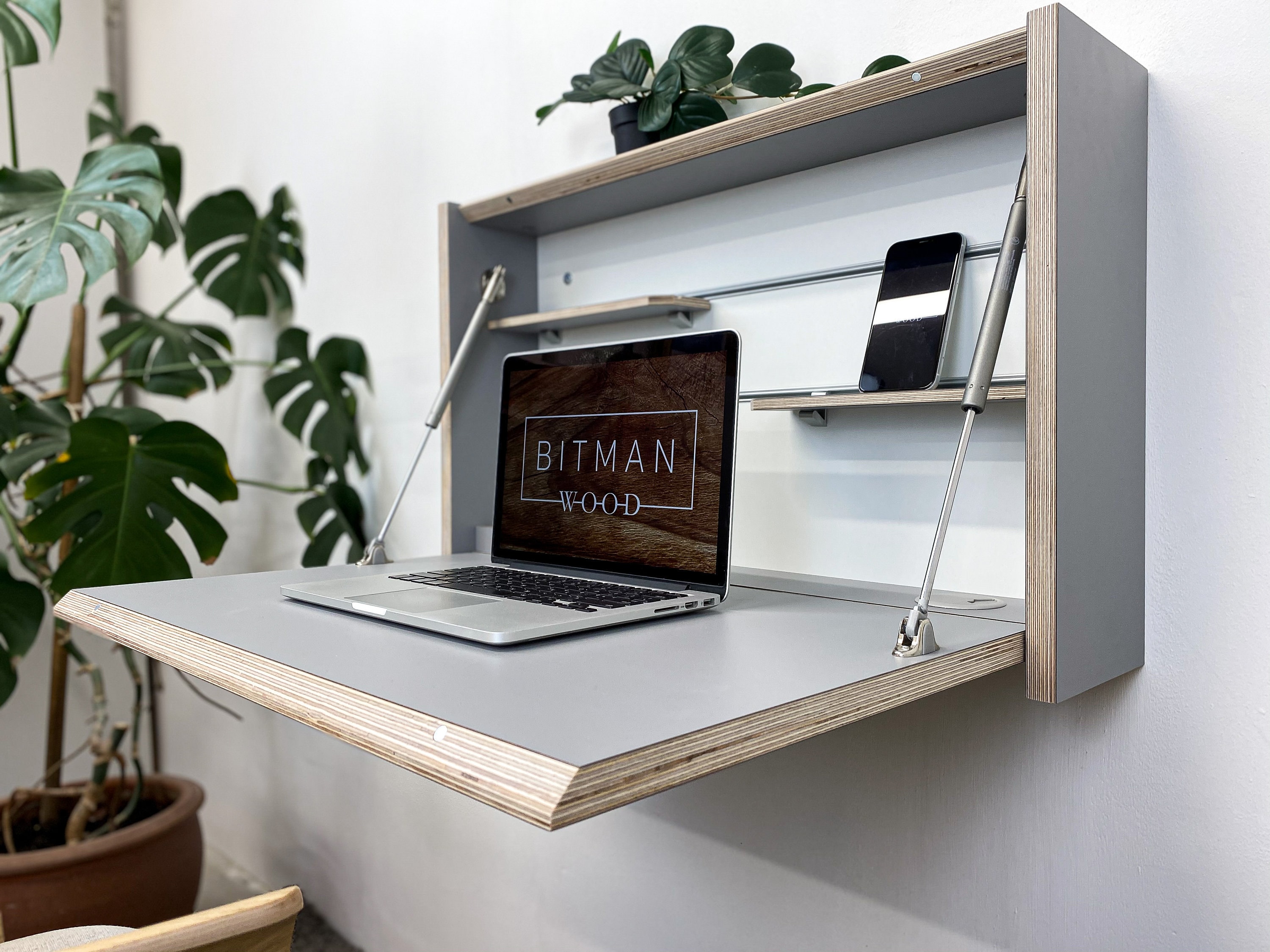 Bureau mural rabattable : 16 modèles pratiques et tendance