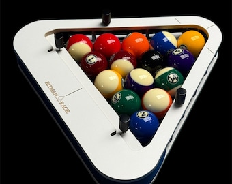 BitmanRack 8-BALL LITE• Biljartrek heren cadeau pool snooker cadeau voor hem driehoek rek pooltafel accessoires poolrek biljartuitrusting
