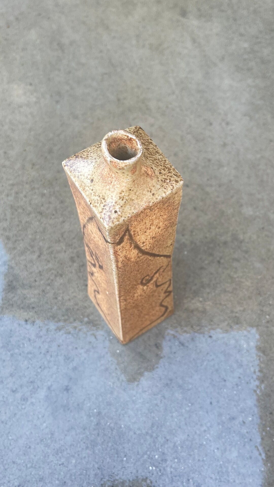 Vintage Mid Century Modern Studio Pottery Vase, 1960s Picasso Style - Etsy