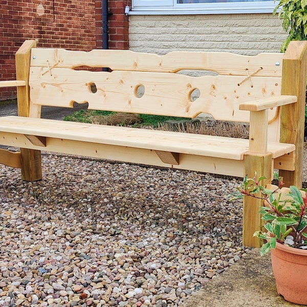 Outdoor Storage Bench Etsy UK