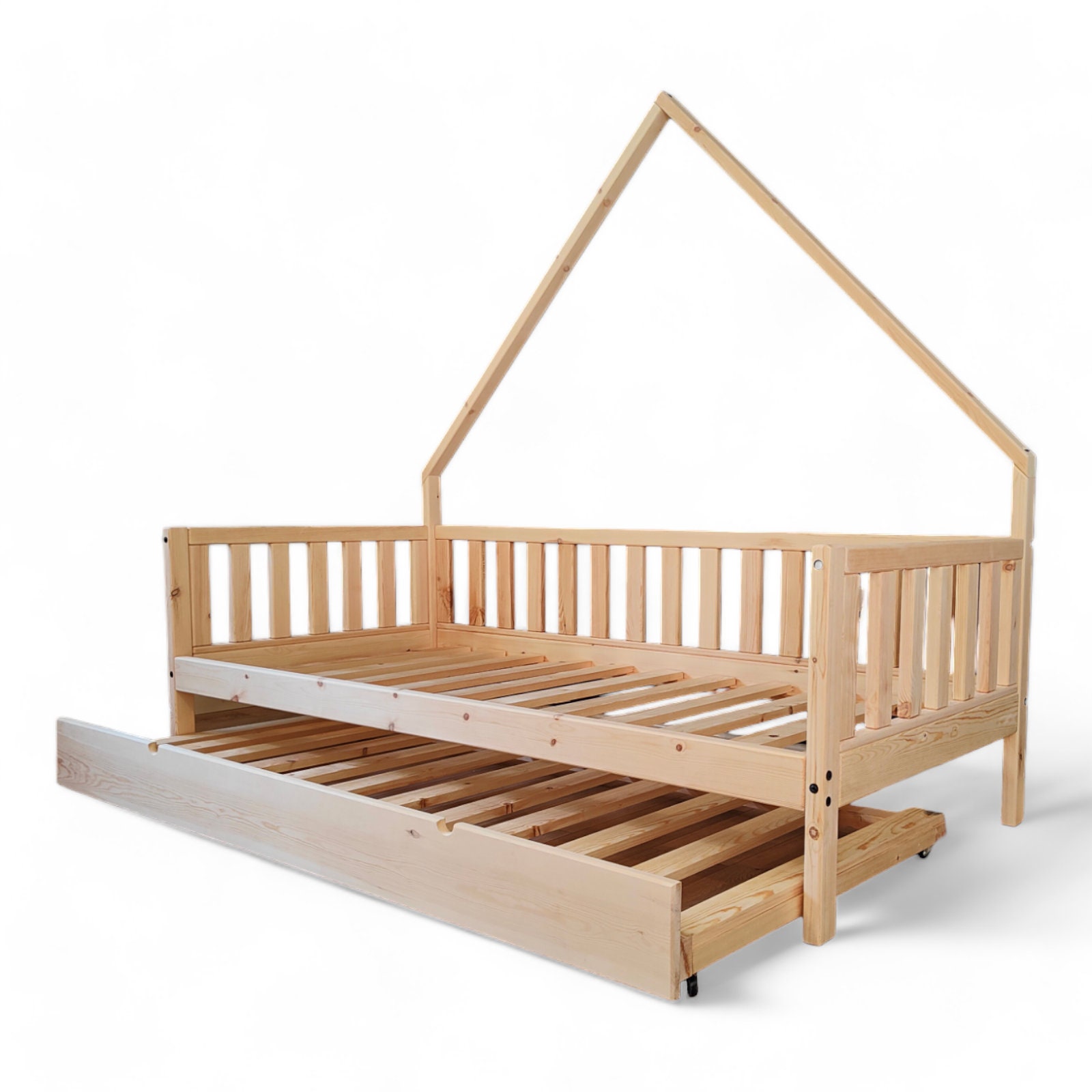 House Bed With Trundle Etsy UK
