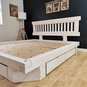 Custom platform 2024 bed with storage