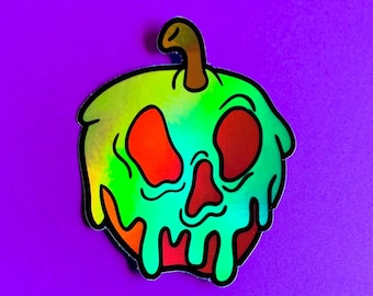 Poison Apple • Holographic Vinyl Stickers & Magnets