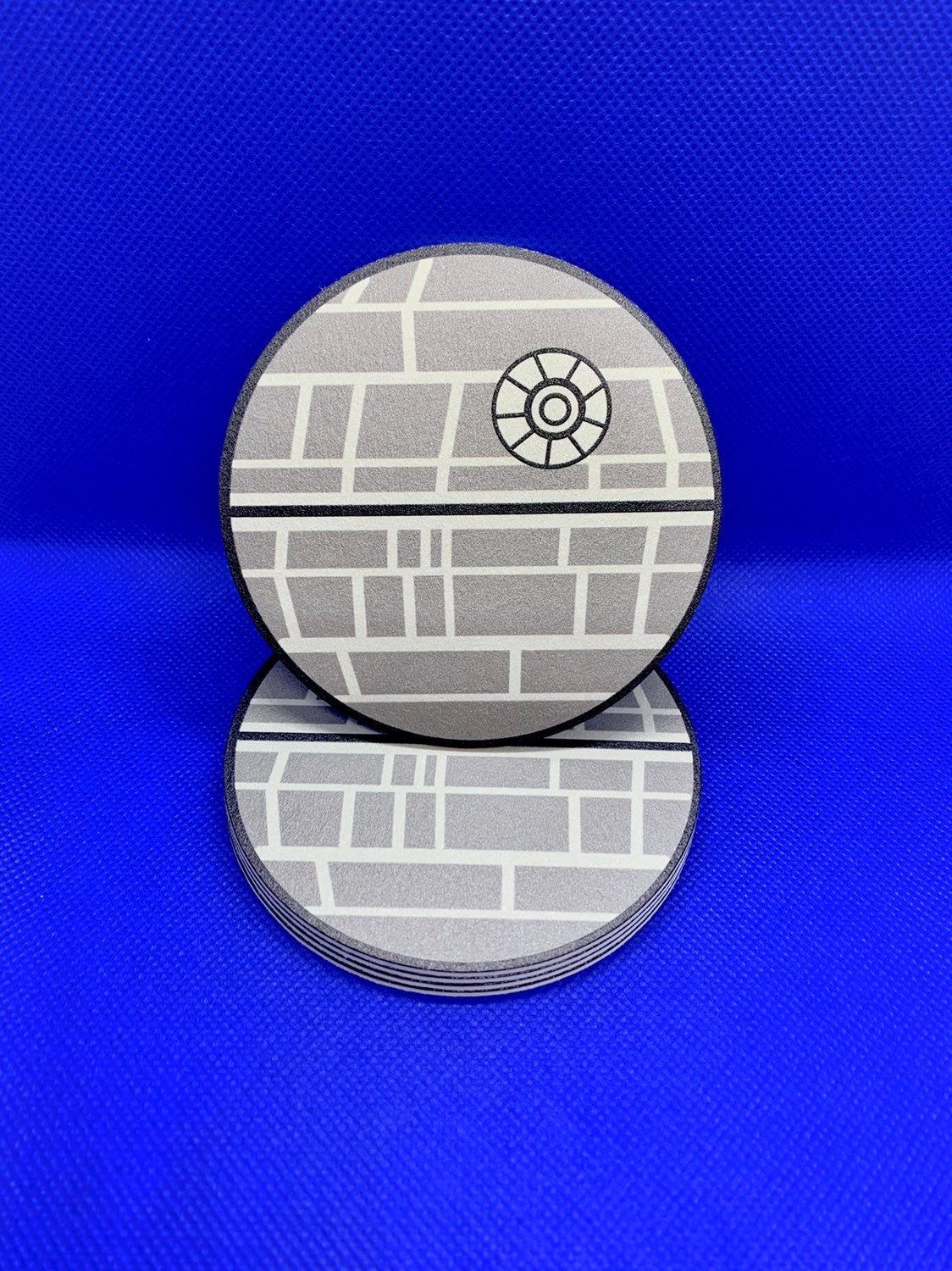 Star Wars? Death Star Auto Cup Holder Coasters 2 ct Carded Pack