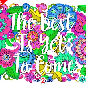 Personaliza tu propio póster gigante para colorear - Diseño de flores - Actividad de trabajo en equipo increíble y divertida para el trabajo, la escuela, hospitales y oficinas