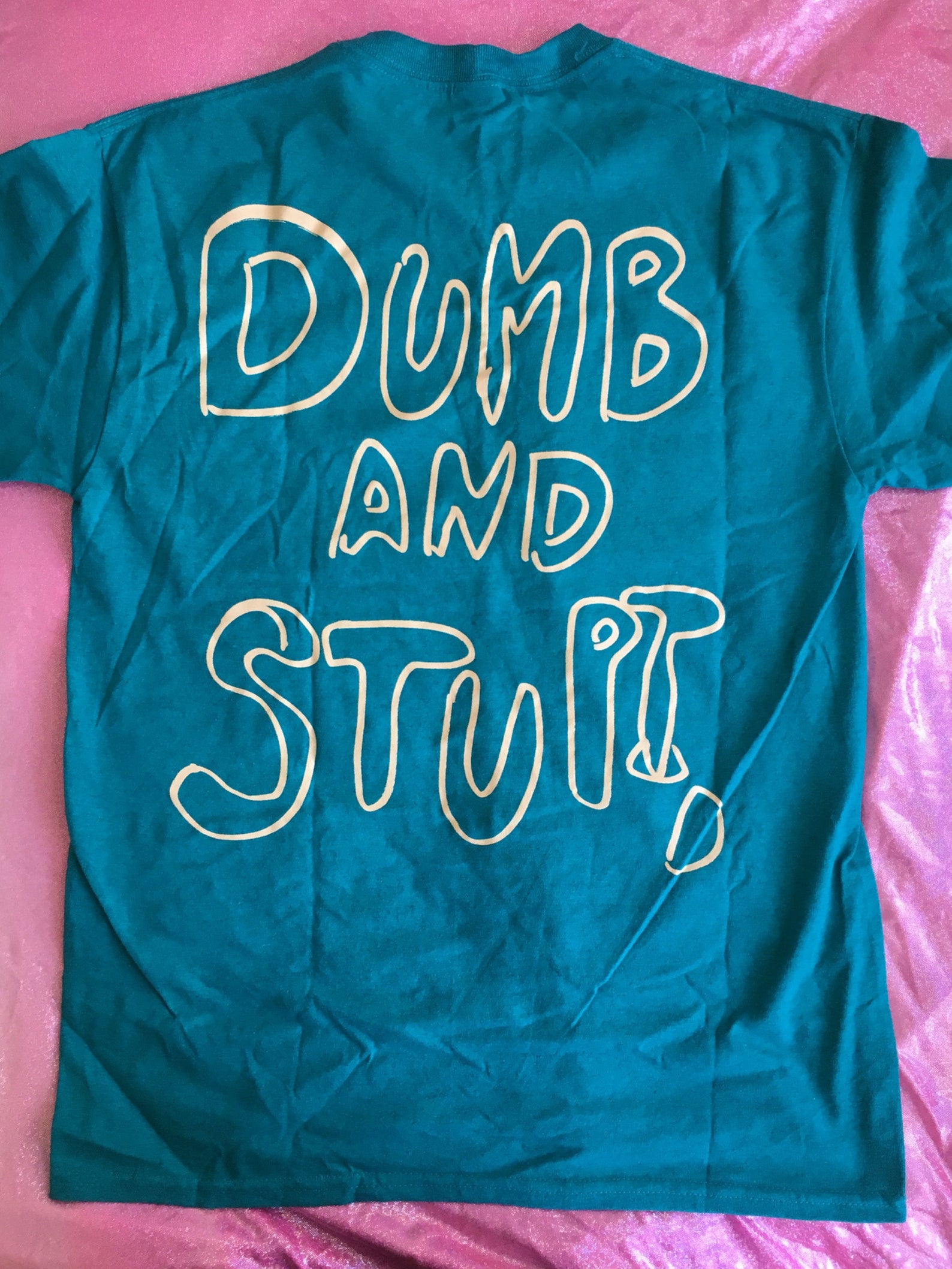 BOYS DUMB and STUPID blue shirt | Etsy