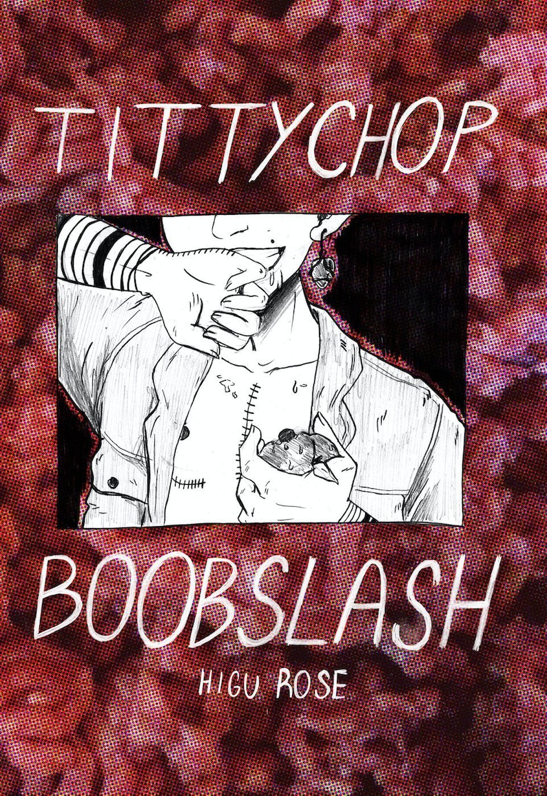 TITTYCHOP BOOBSLASH trans memoir comic top surgery book image 1