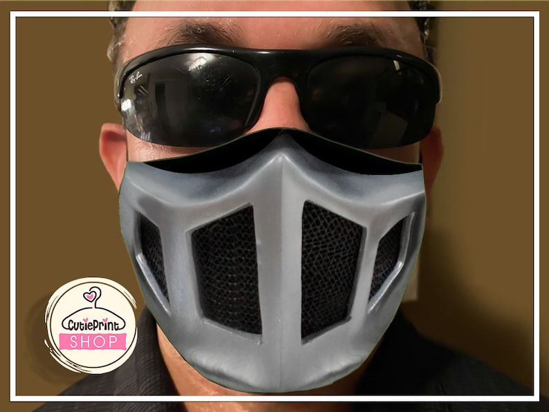 Shredder Ninja Turtles Face Mask double sided FUN Fast Etsy