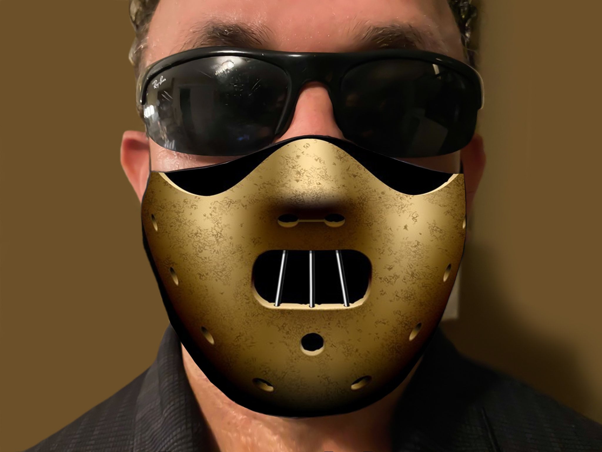 Hannibal lecter mask pattern