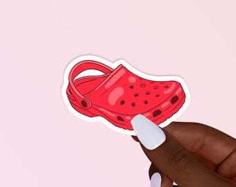 walk it like i croc it sticker