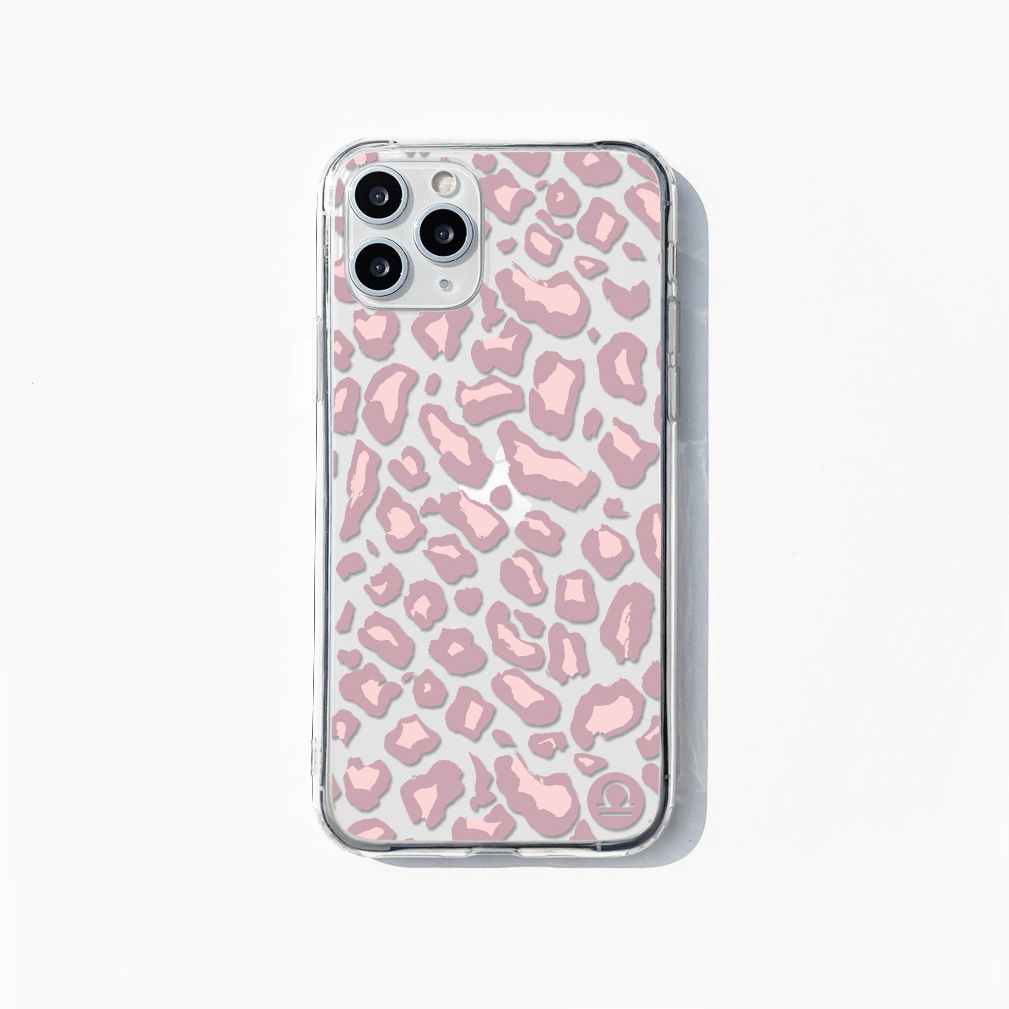 Pink Cheetah Print iPhone Case Cute Clear Pastel Case for Etsy