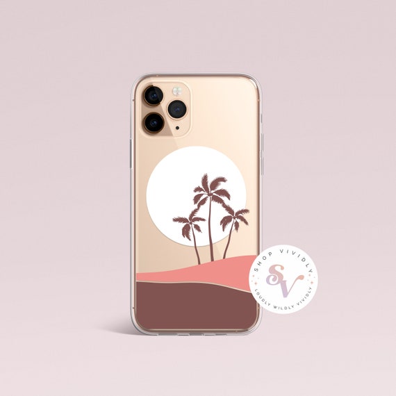 Beach Phone Case Summer Phone Case Cute Clear Iphone 13 12 Etsy