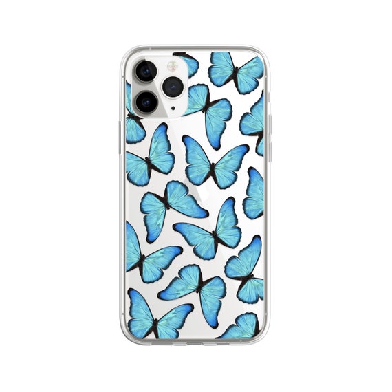 Cute Butterfly Pattern Soft Phone Case With Wireless Charging For