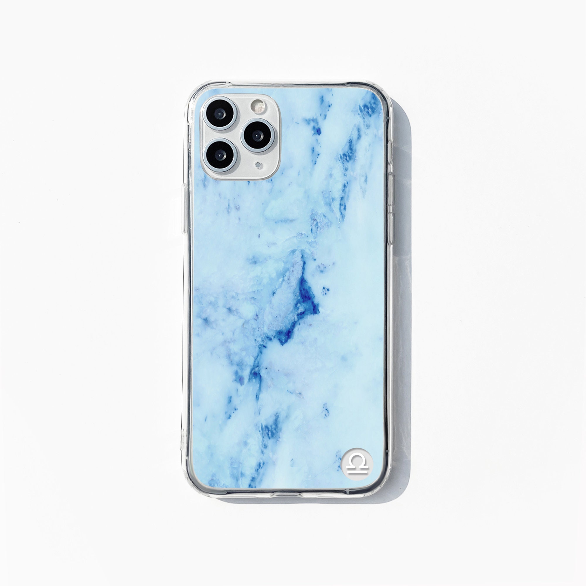 Bright Blues iPhone Case Light Blue Pastel Tie Dye Marble Etsy