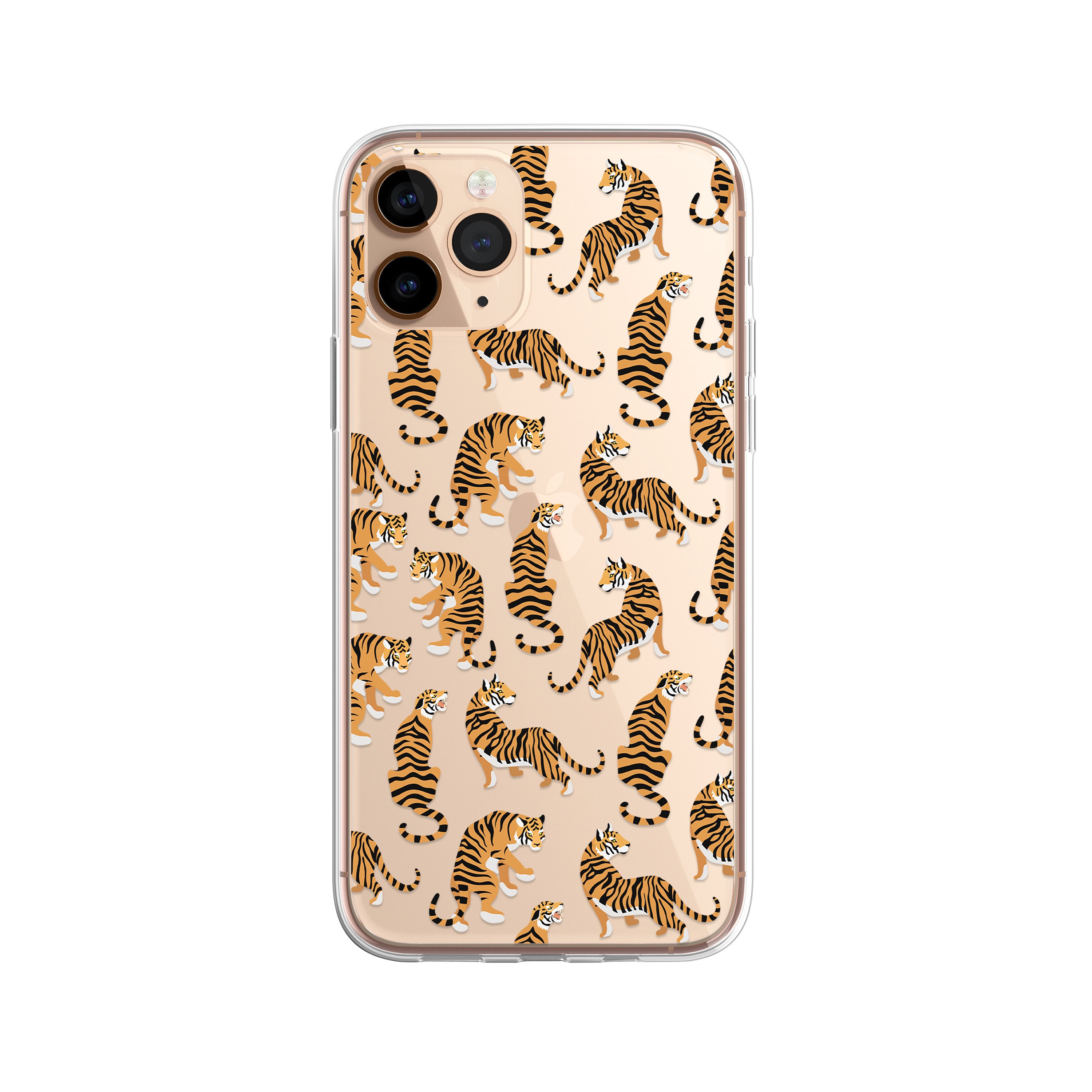 Tiger Phone Case Clear Phone Case With Tiger Design iPhone 13 12