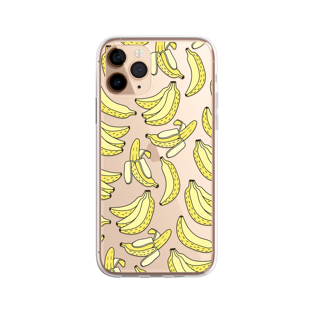 Banana Phone Case, Bananas Pattern Case, iPhone 13 12 11 Pro Mini SE X