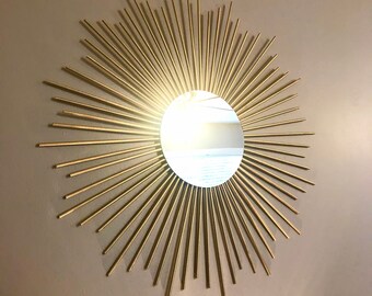 Gold Starburst Decor Etsy