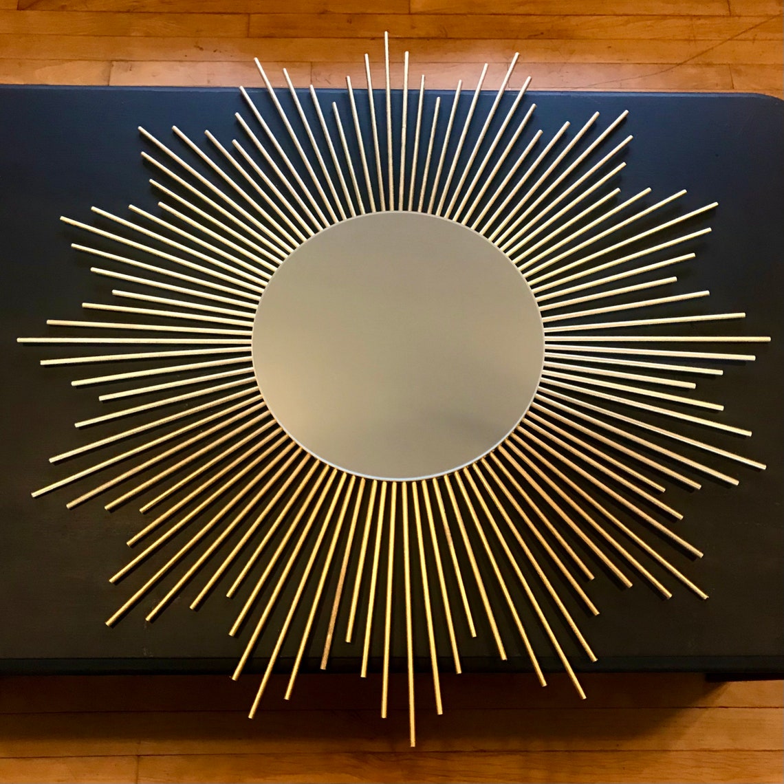 Extra Large 34 Gold Sunburst Mirror Starburst Mirrors Wall Etsy