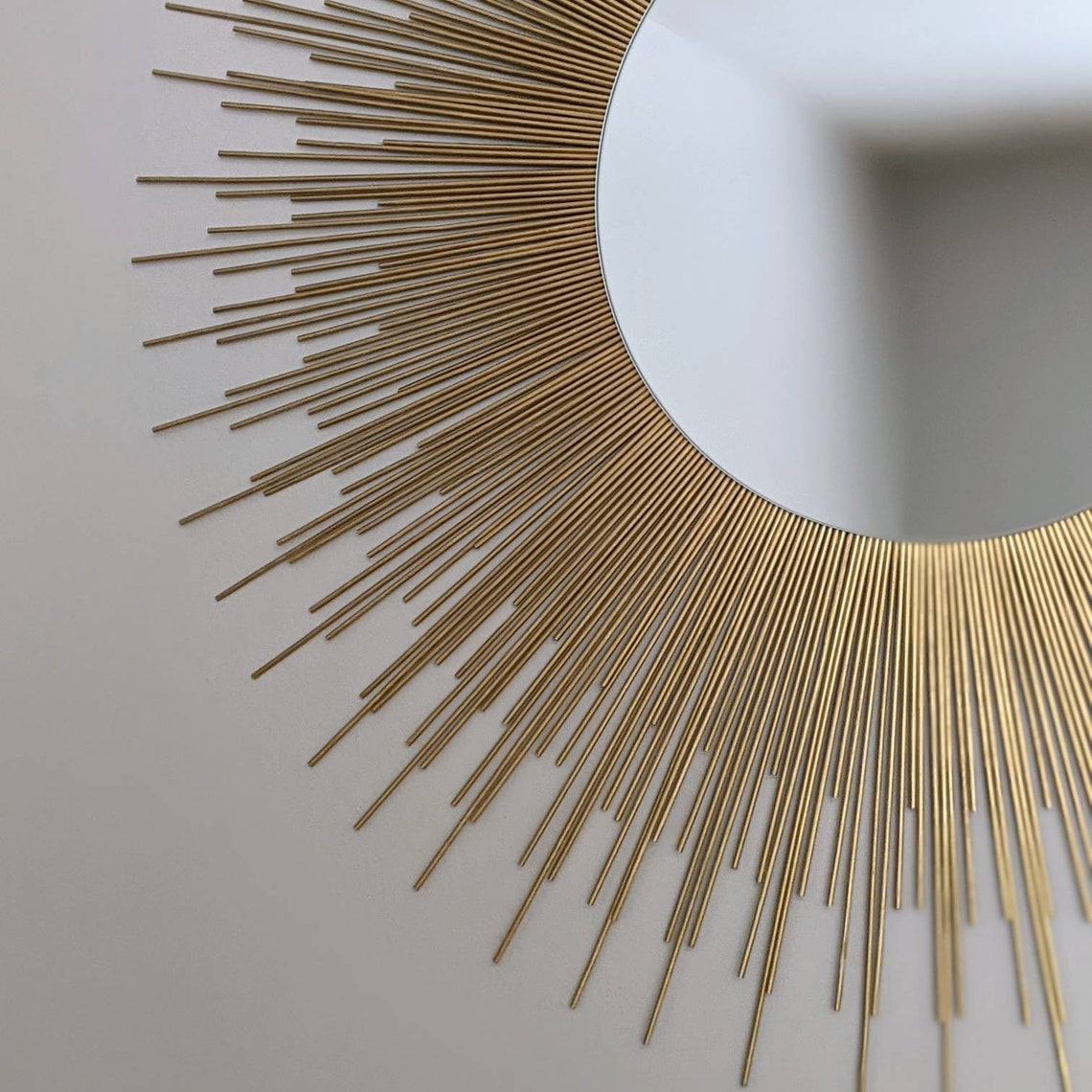 Extra Large 36 GOLD Sunburst Mirror Starburst Mirrors Home Etsy