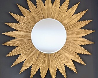 Gold Starburst Wall Art Etsy