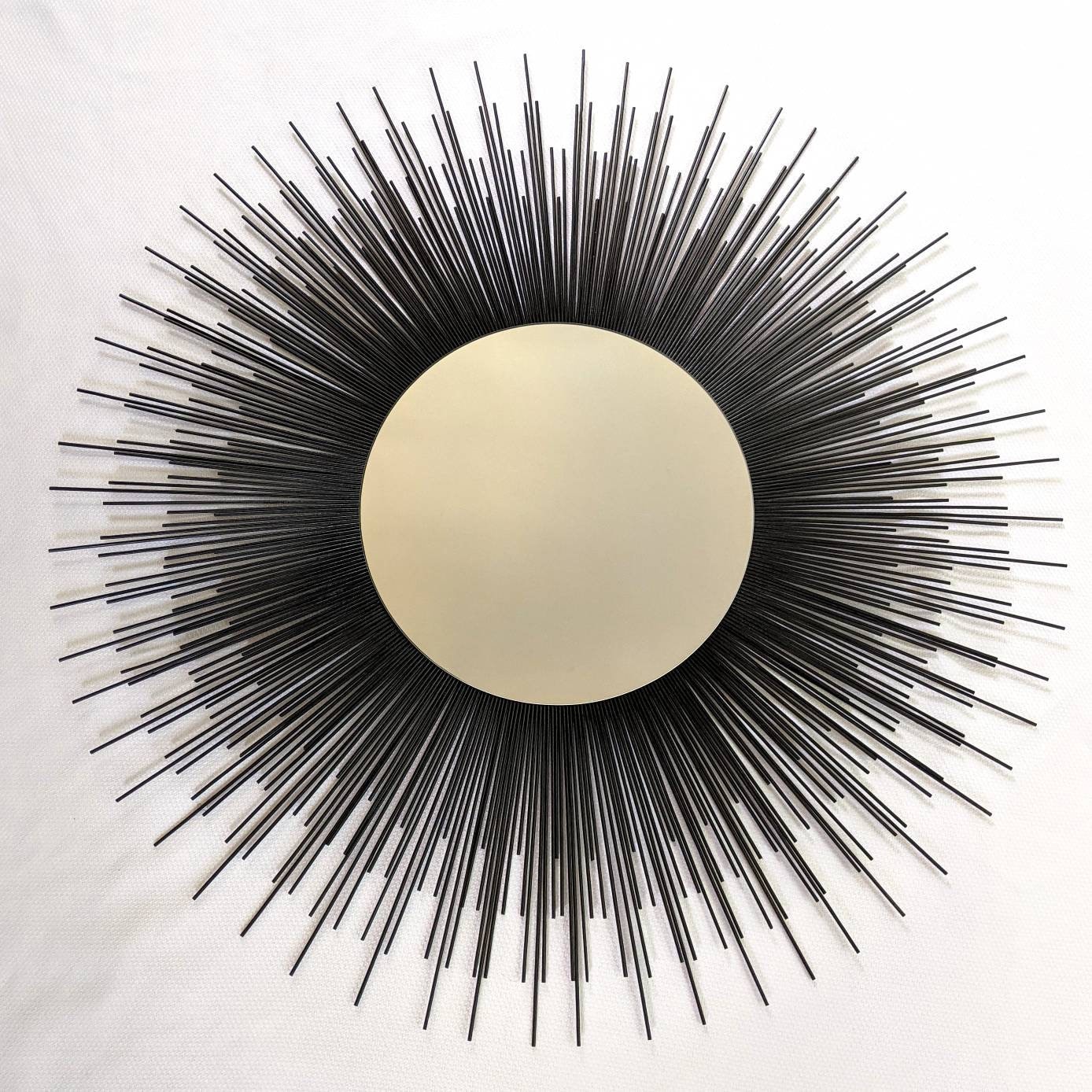 Extra Large 36 BLACK Sunburst Mirror Starburst Mirrors Home Etsy