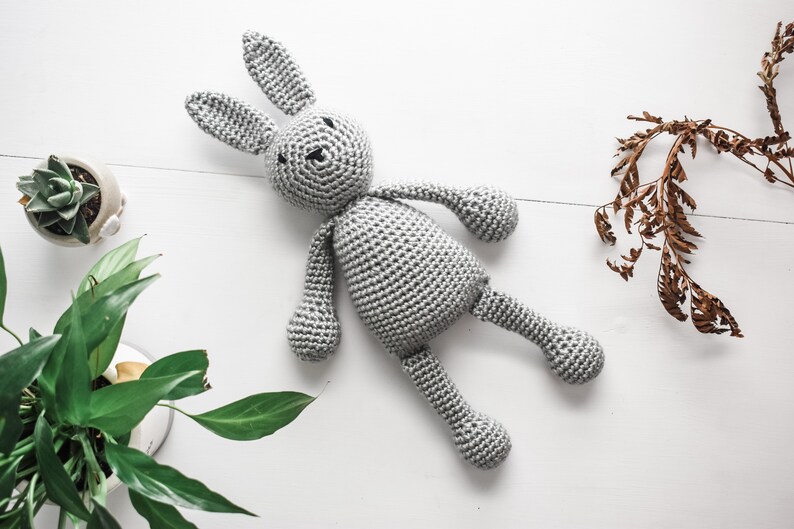 Crochet Bunny Pattern DIY Rabbit Crochet Pattern Crochet image 3