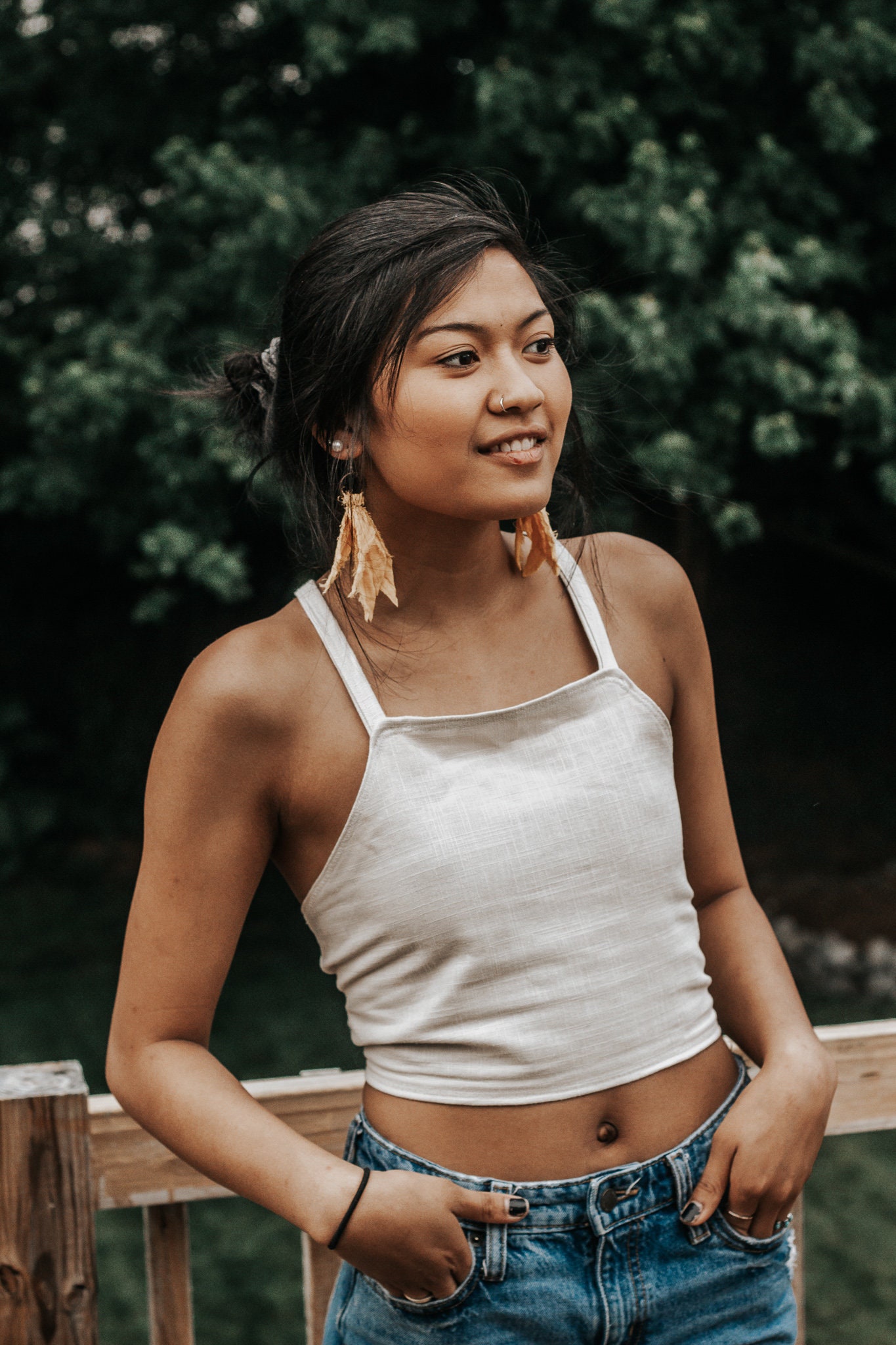 Linen Crop Top Sewing Pattern DIY Bralette Sewing Pattern Etsy