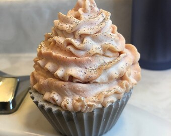 Amber and Linen Soap Cupcake