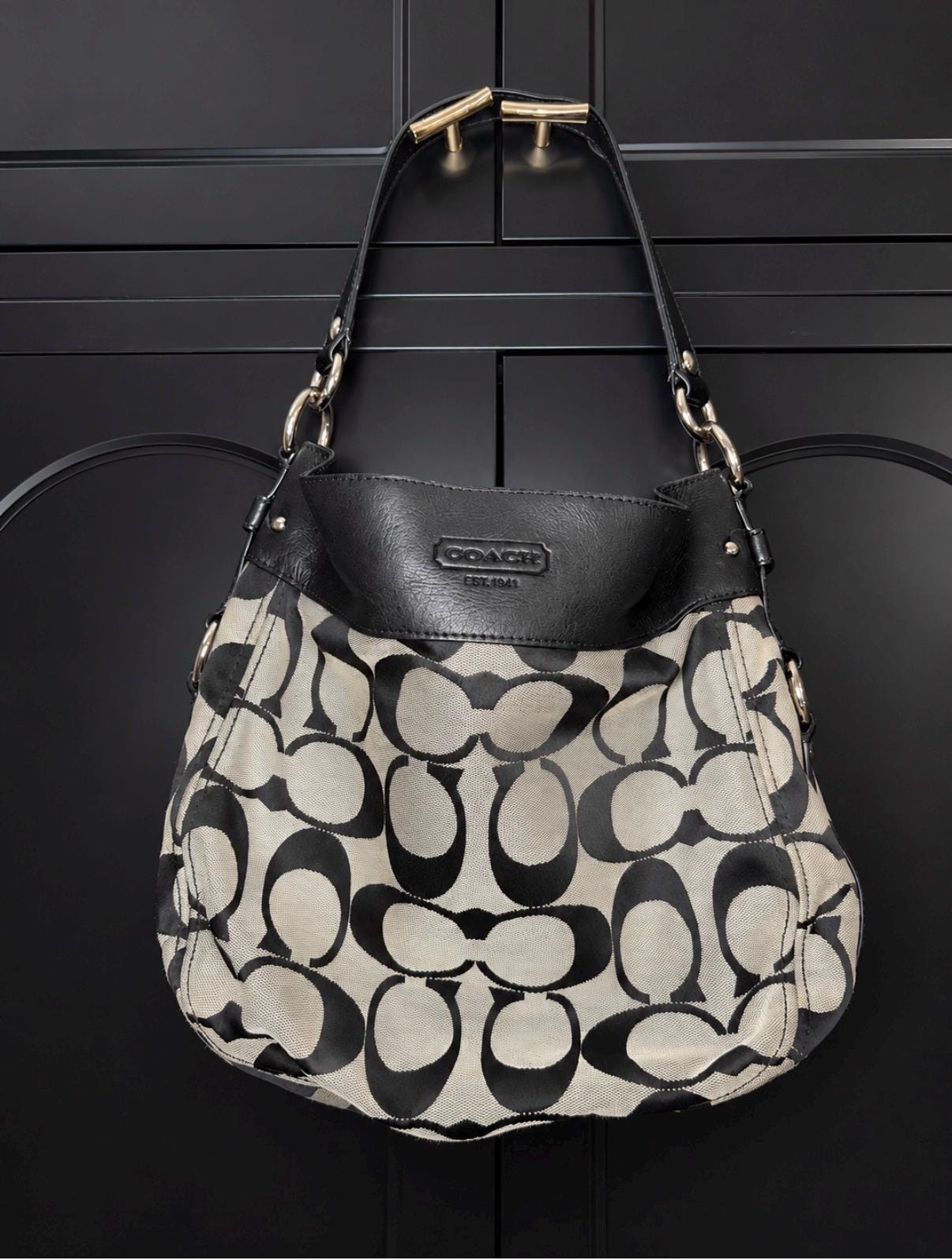 バッグ vintage coach signature hobo Bag 8A01 Vintage Coach Hobo - Etsy